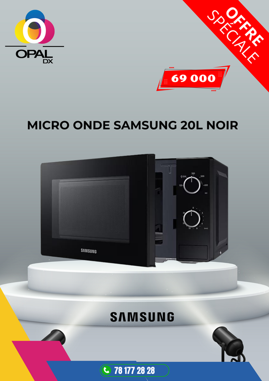 MICRO ONDE SAMSUNG 20L NOIR