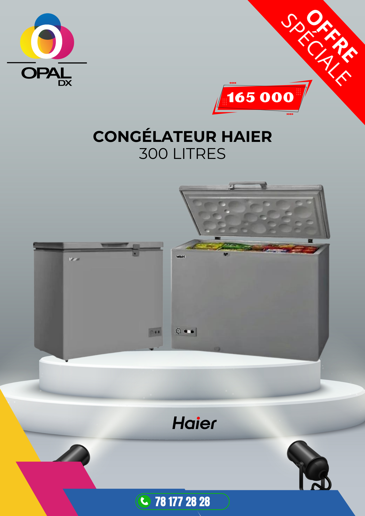 Congélateur HAIER 300 LITRES