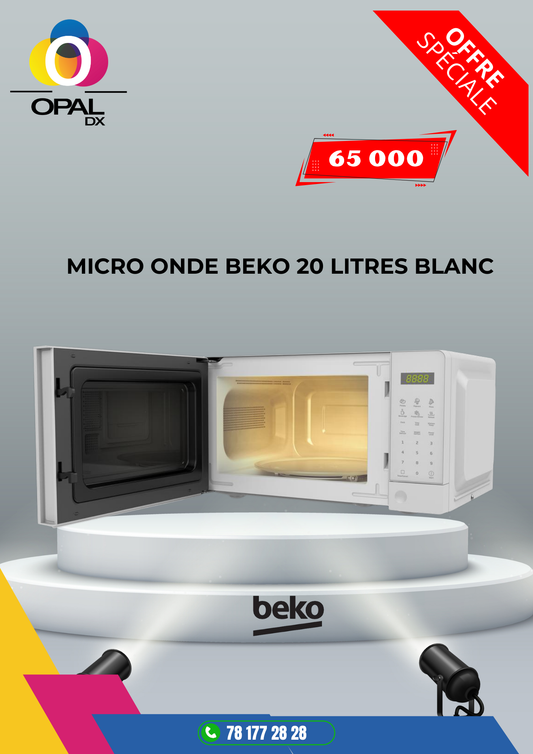 MICRO ONDE BEKO 20 LITRES BLANC