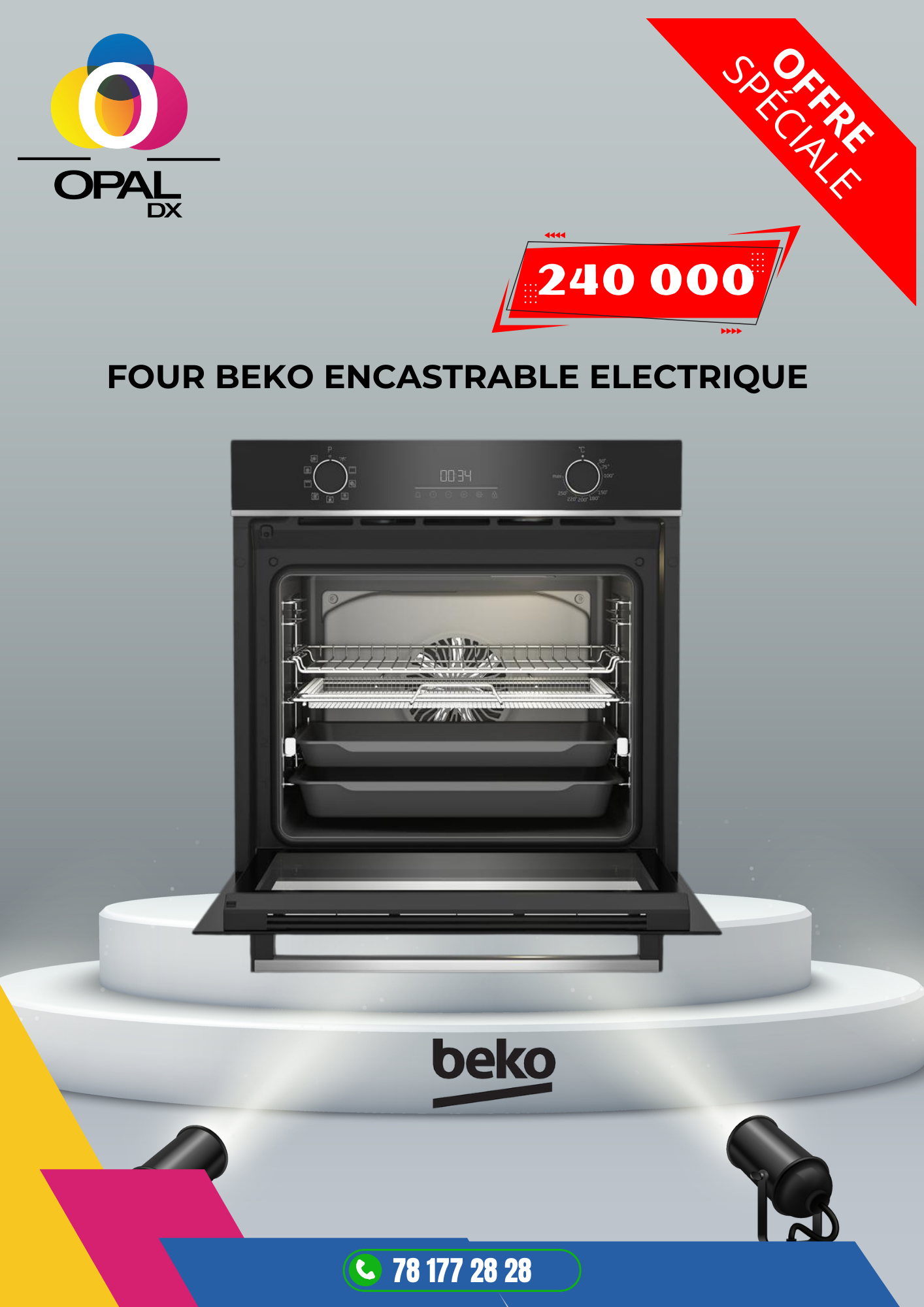 FOUR BEKO ENCASTRABLE ELECTRIQUE