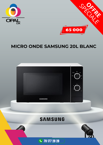 MICRO ONDE SAMSUNG 20L BLANC