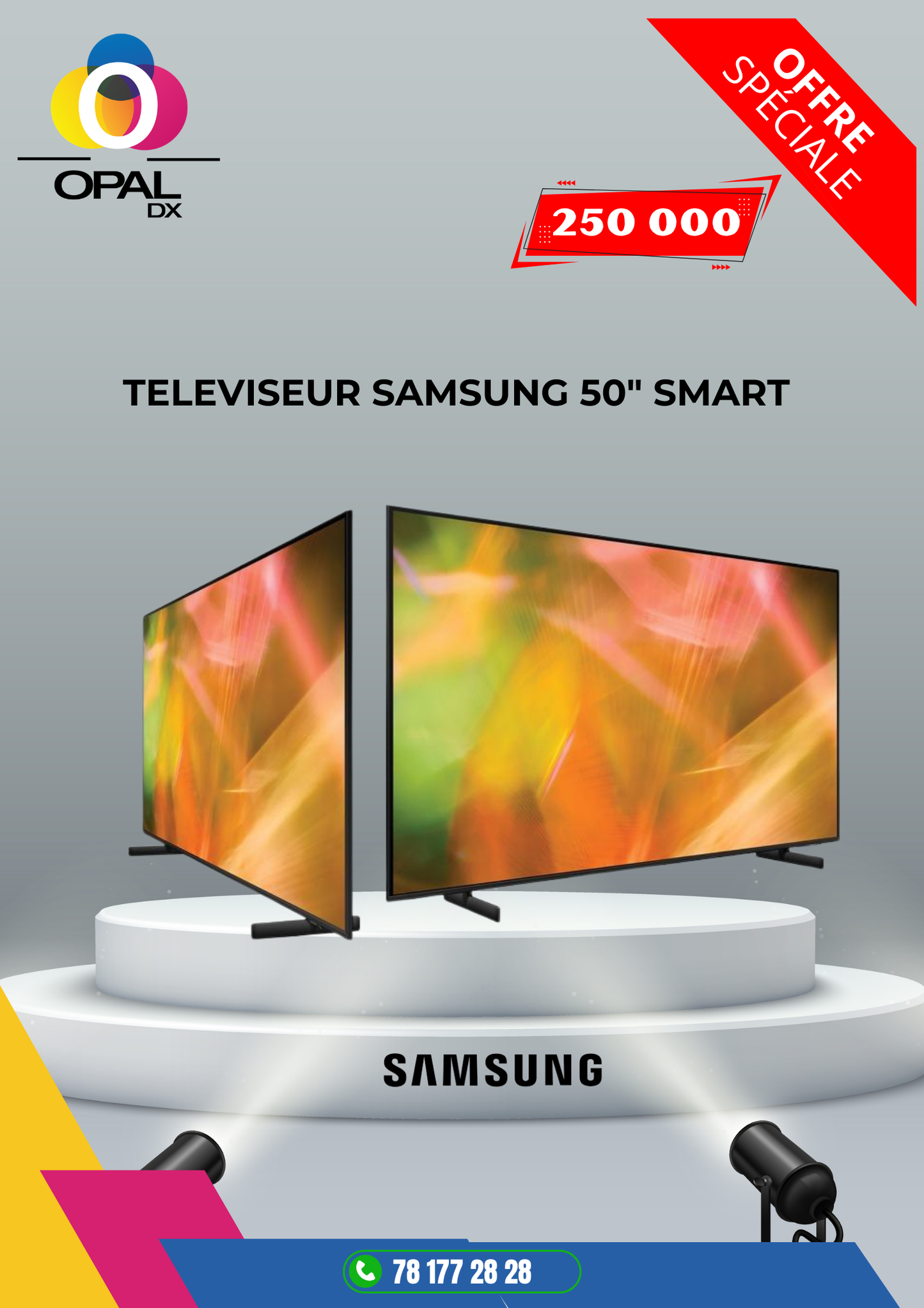 TÉLÉVISEUR SAMSUNG 50" SMART