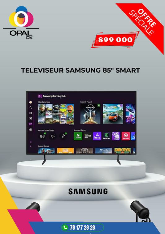 TÉLÉVISEUR SAMSUNG 85" SMART