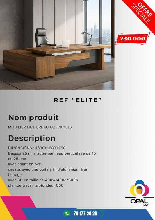 MOBILIER DE BUREAU RÉF "ELITE"