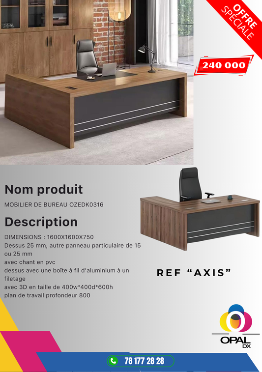 MOBILIER DE BUREAU RÉF "AXIS"