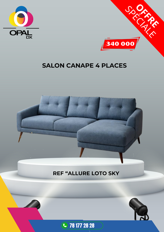 SALON CANAPÉ 4 PLACES