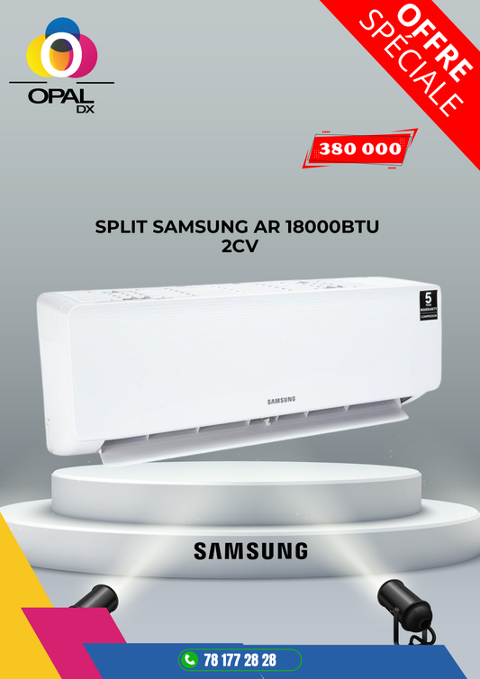 SPLIT SAMSUNG AR 18000BTU 2CV DOUBLE INVERTER