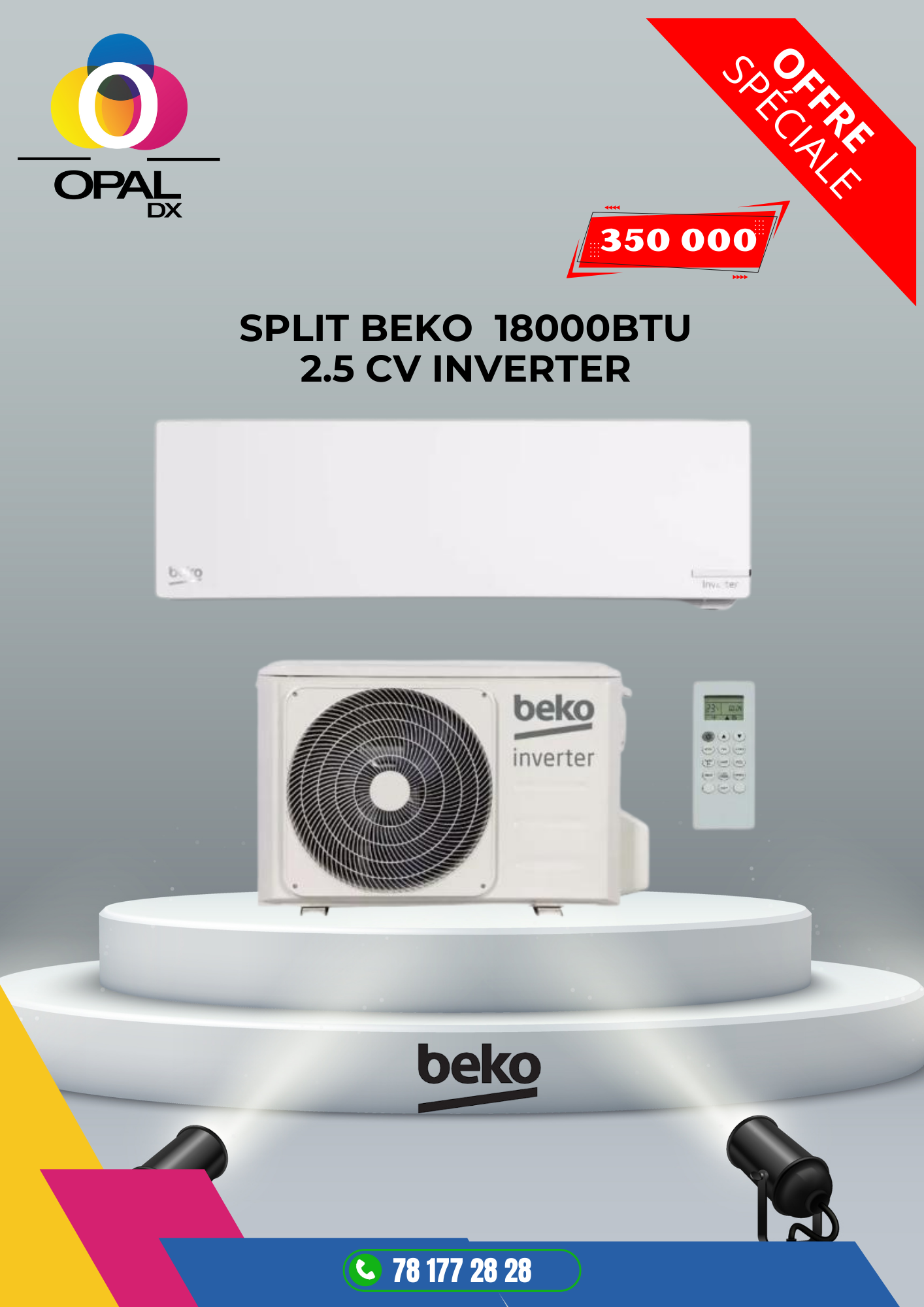 SPLIT BEKO 18000BTU 2.5 CV INVERTER