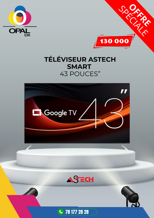 TÉLÉVISEUR ASTECH SMART 43"