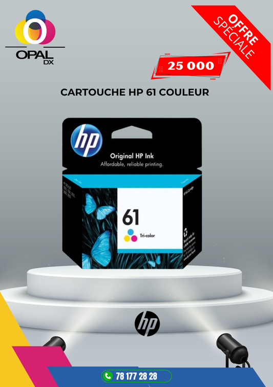 CARTOUCHE HP 61 COULEUR