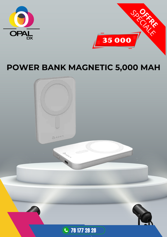POWER BANK MAGNETIC 5,000 mAh