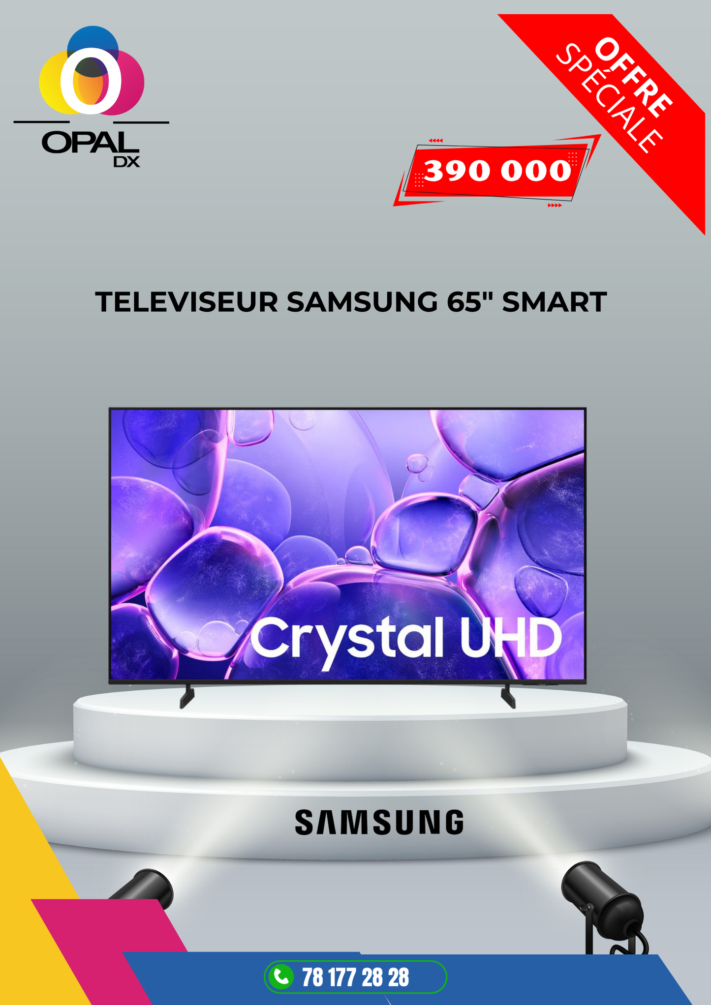 TÉLÉVISEUR SAMSUNG 65" SMART