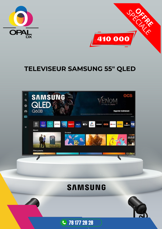 TÉLÉVISEUR SAMSUNG 55" QLED
