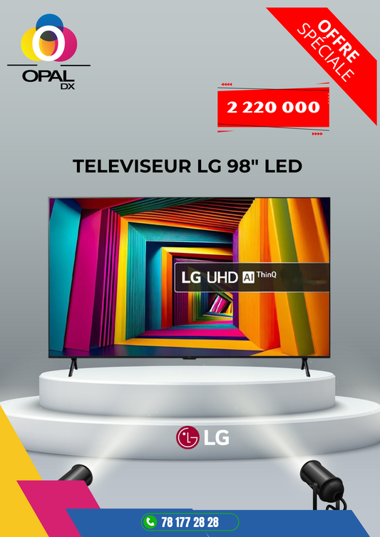 TÉLÉVISEUR LG 98" LED