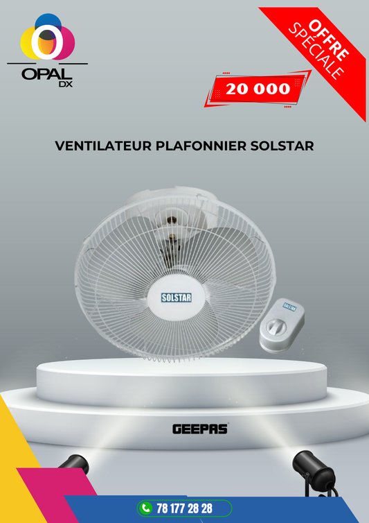 VENTILATEUR PLAFONNIER SOLSTAR