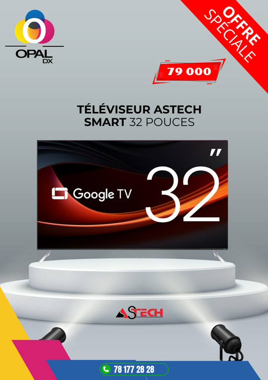 Téléviseur ASTECH 32" SMART