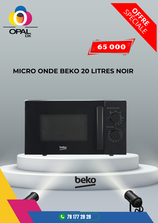 MICRO ONDE BEKO 20 LITRES NOIR