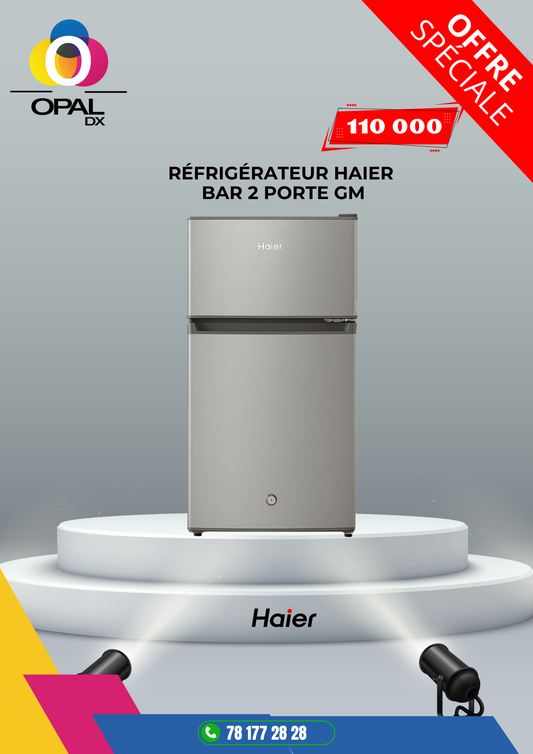 Réfrigérateur HAIER Bar 2 portes 175LITRES
