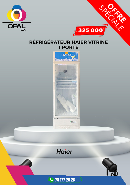 Réfrigérateur Vitrine HAIER 1 porte 340LITRS