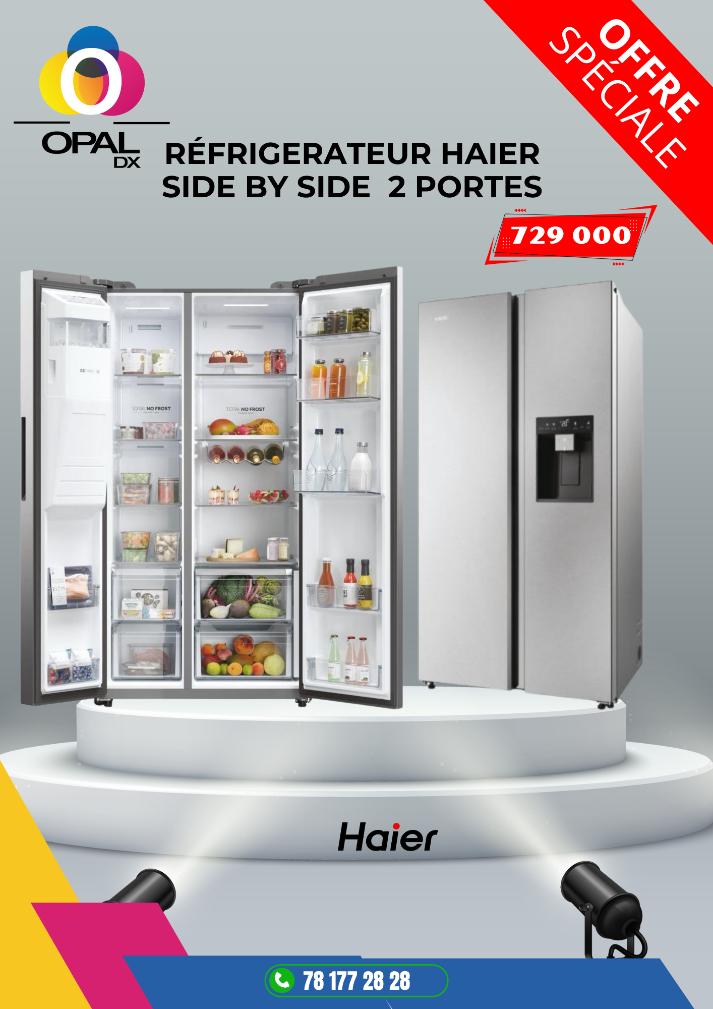 Réfrigérateur HAIER Side By Side 2 portes