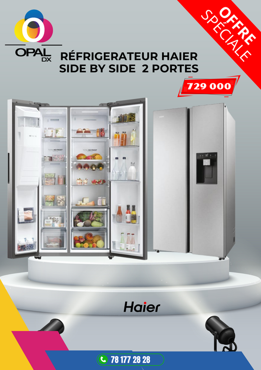Réfrigérateur HAIER Side By Side 2 portes