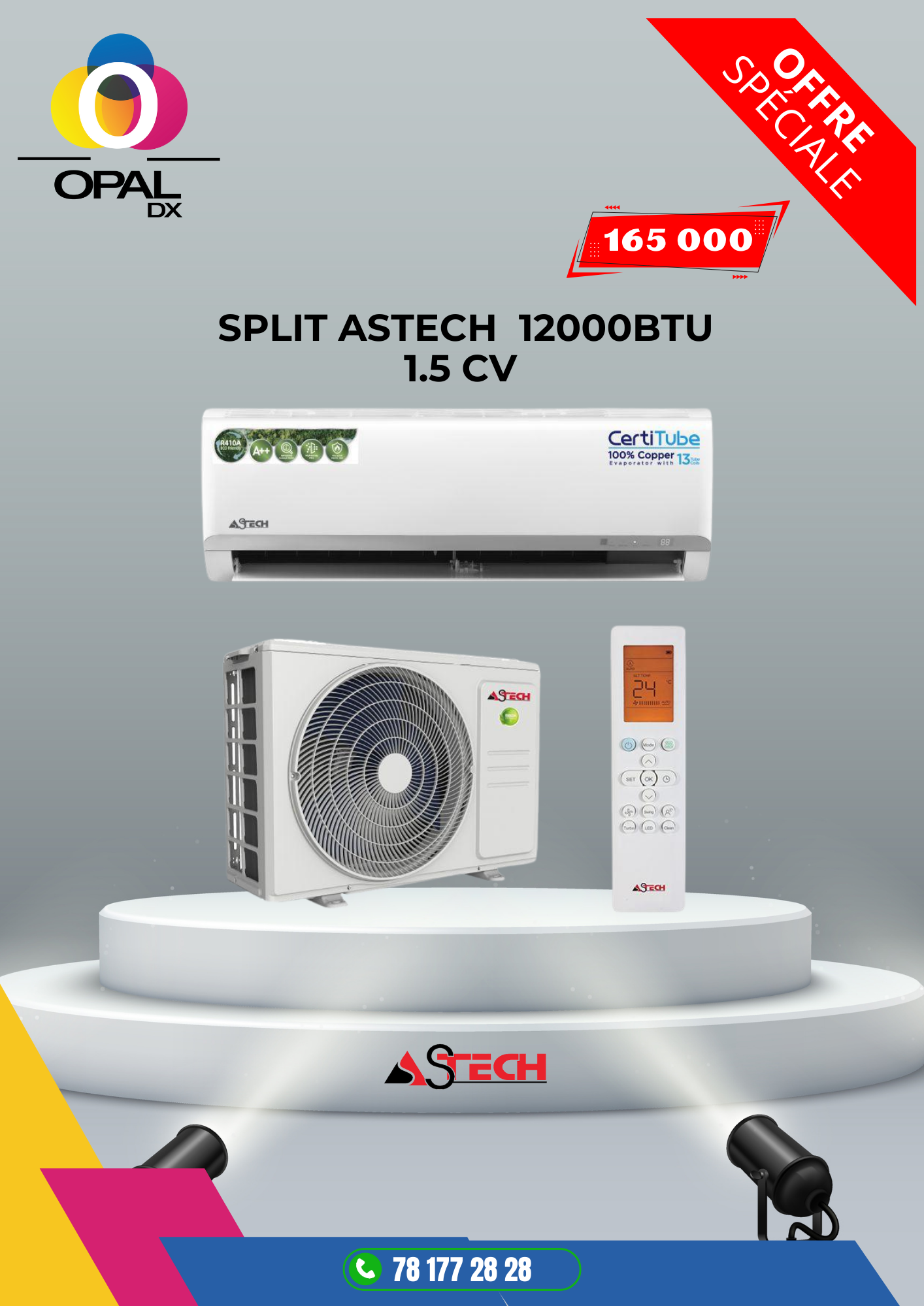 SPLIT ASTECH 12000BTU