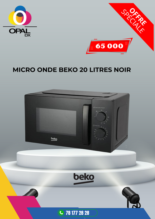 MICRO ONDE BEKO 20 LITRES NOIR